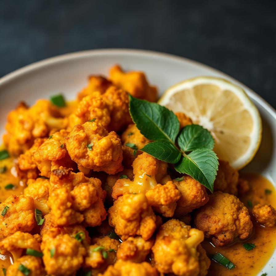 Cauliflower fried with Mix Pro masala